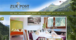 Desktop Screenshot of gasthof-post.com