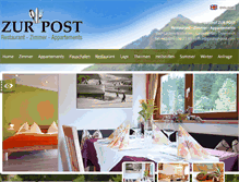 Tablet Screenshot of gasthof-post.com